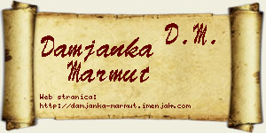 Damjanka Marmut vizit kartica